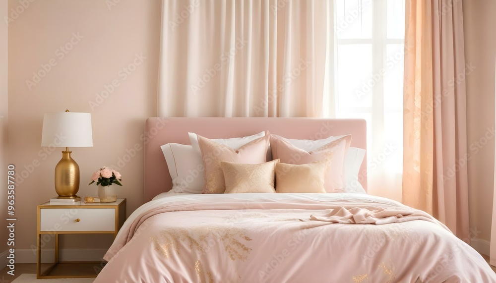 Photo interior modern design room 3d illustration;