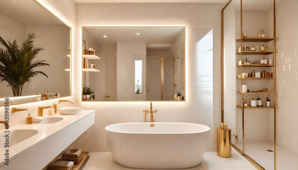 Photo interior modern design room 3d illustration; Photo interior modern design room 3d illustration;