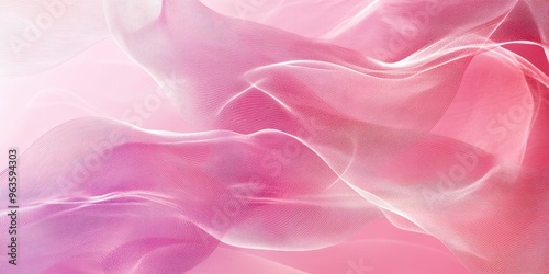 Soft pink abstract flowing lines background. AI generated illustration