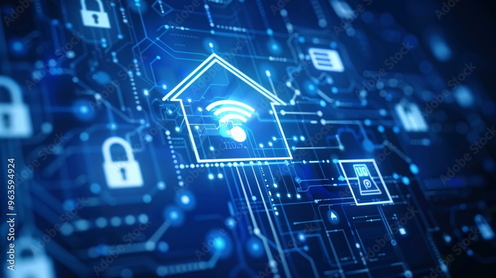 Smart Home Security System with Wireless Network Connection Smart Home Security System with Wireless Network Connection