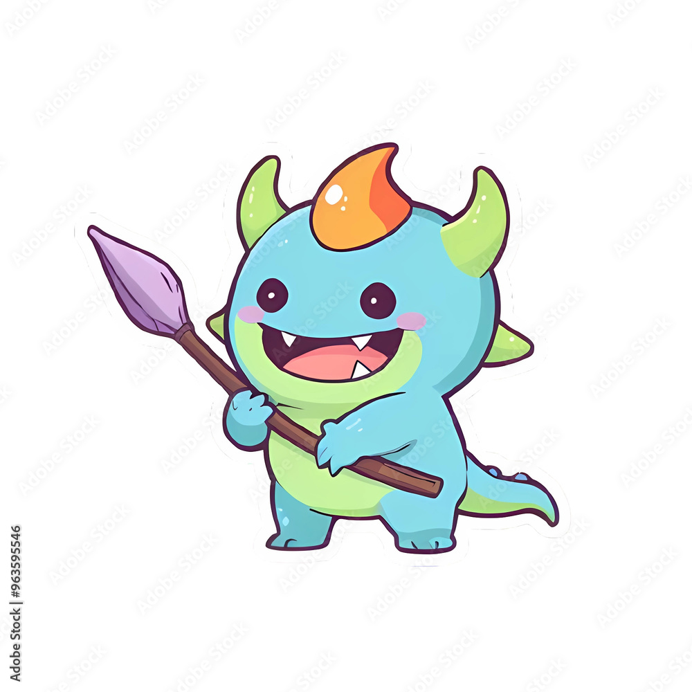 cartoon monster halloween