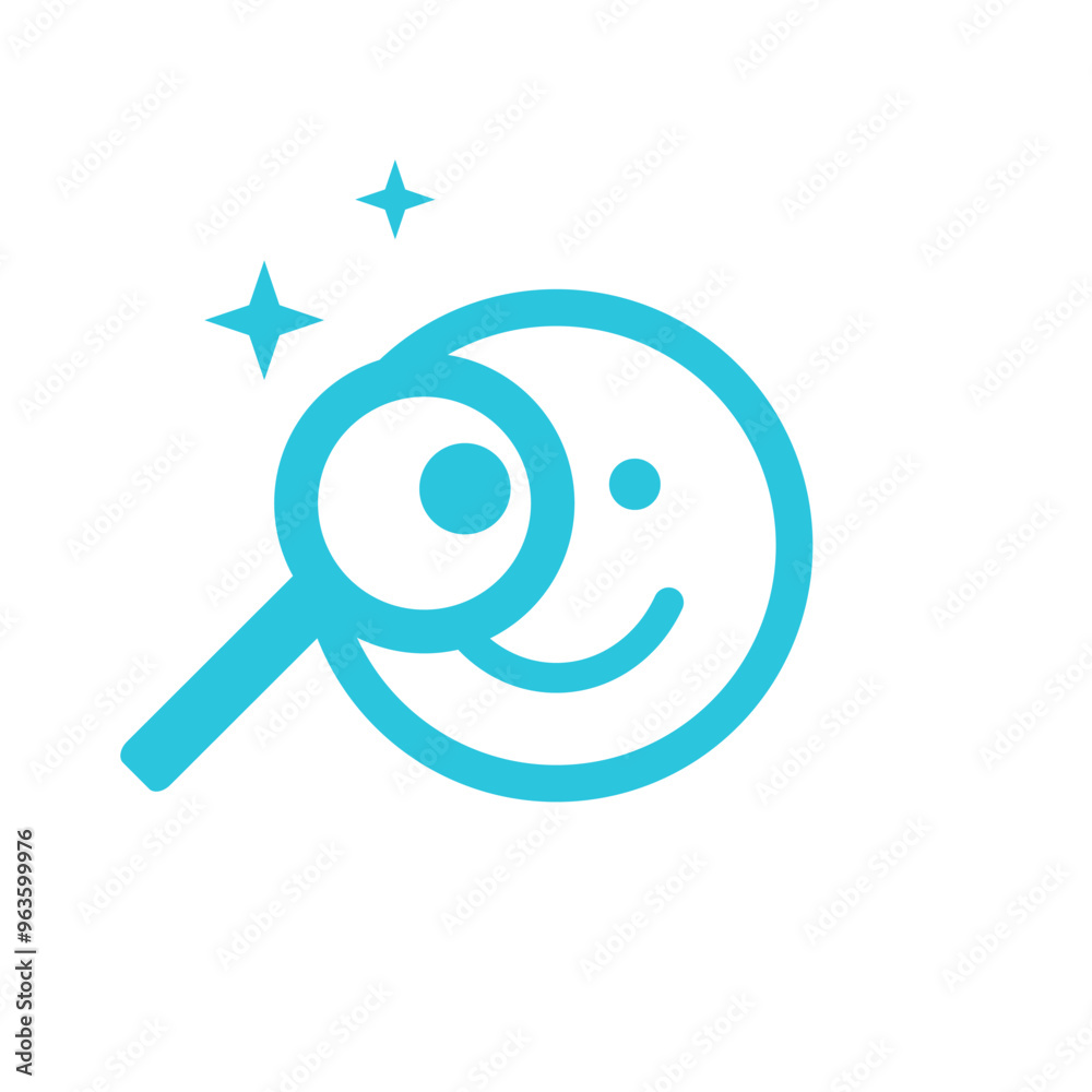 Wonder curious emoji icon, Isolated on white background, From blue icon set. Wonder curious emoji icon, Isolated on white background, From blue icon set.