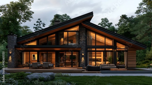 Exterior design of house