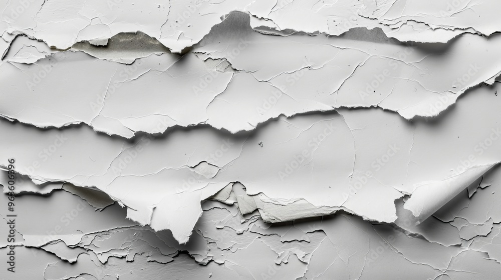 Layered History: A Background of Torn Paper for Creative Copy Space Layered History: A Background of Torn Paper for Creative Copy Space