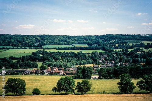 Vintage photograph of the English contryside