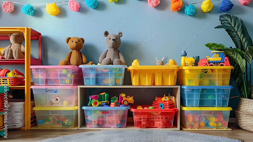 Naklejka premium toys of kids