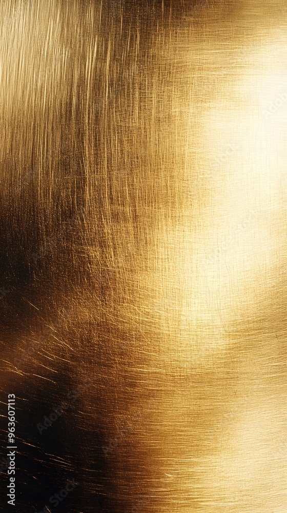 Fototapeta premium Golden Shapes, Abstract Image, Texture, Pattern Background, Wallpaper, Cover and Screen for Smartphone, PC, Laptop, 9:16 and 16:9 Format