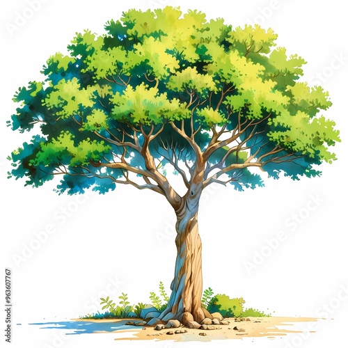 tree on the beach