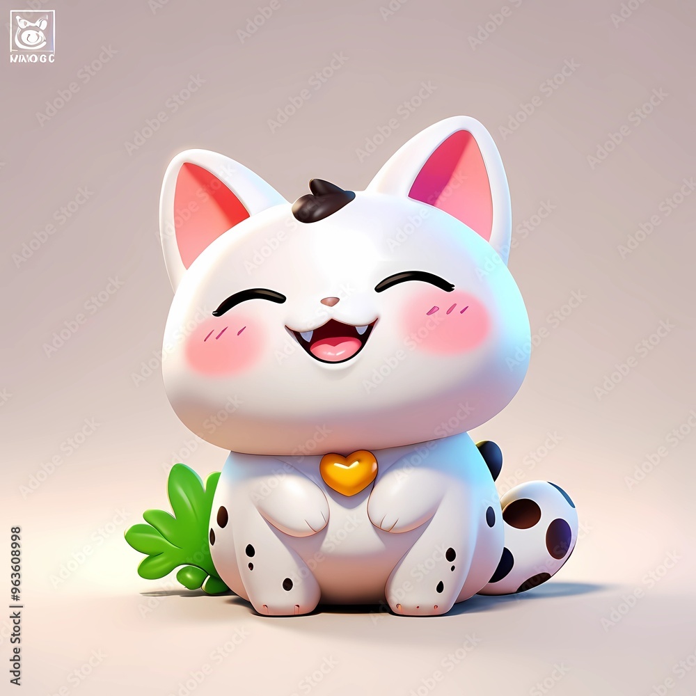 cat with a heart cat with a heart