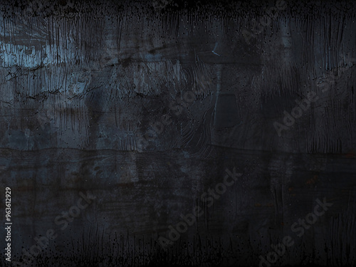 Dark tar and resin abstract grunge backdrop, black background texture graphic design element
