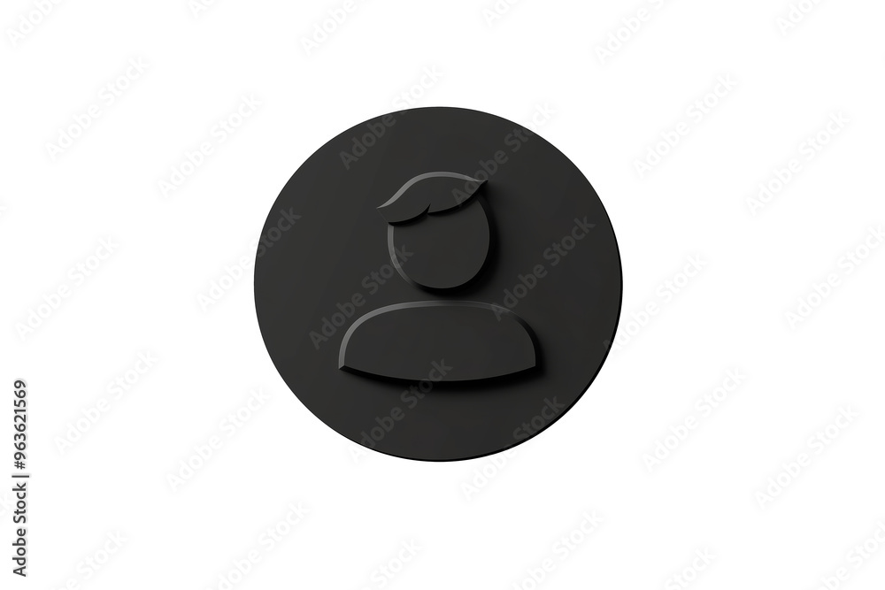 A sleek, minimalist black profile icon with a circular design, featuring a stylized silhouette of a person. A sleek, minimalist black profile icon with a circular design, featuring a stylized silhouette of a person.