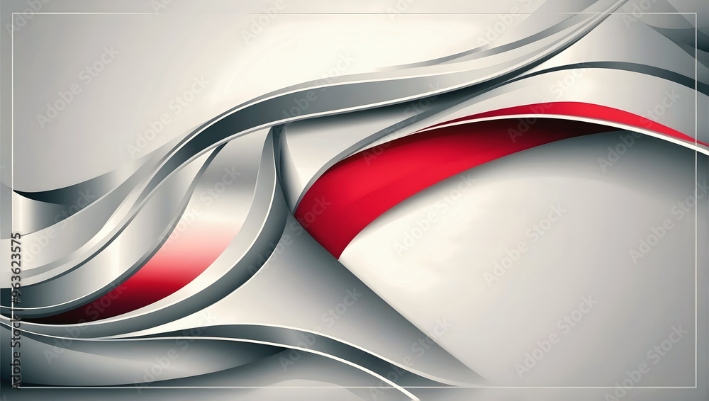 Modern abstract aesthetic background design, red white , art wallpaper, template, copy space area