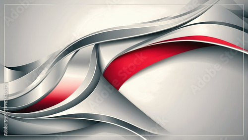 Obraz na płótnie Modern abstract aesthetic background design, red white , art wallpaper, template, copy space area w salonie