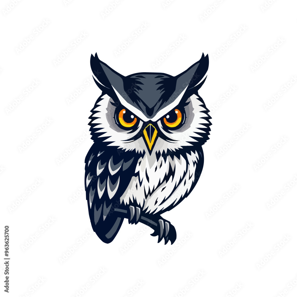owl mascot logo design vector with modern illustration concept style for badge, emblem and tshirt printing. owl illustration for sport team. owl mascot logo design vector with modern illustration concept style for badge, emblem and tshirt printing. owl illustration for sport team.