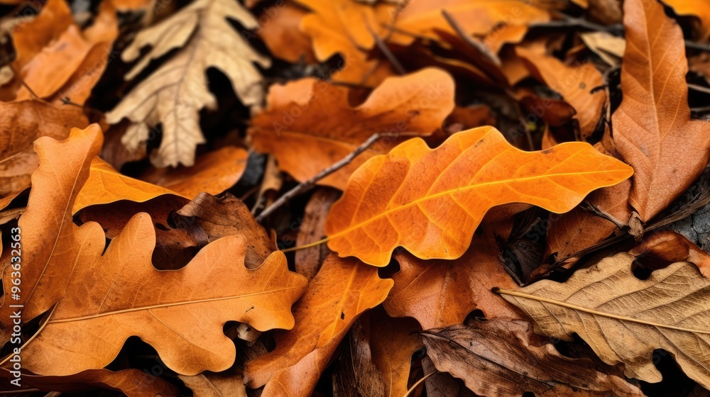 A close-up of a pile of autumn leaves, showcasing the intricate details of their veins and textures. A close-up of a pile of autumn leaves, showcasing the intricate details of their veins and textures.