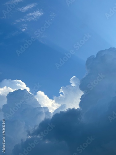 Fluffy clouds