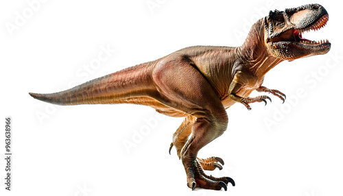 Tyrannosaurus Rex. T-Rex is a genus of large theropod dinosaur. Jurassic carnivore giant. transparent background photo