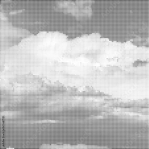 Vector Halftone Pattern. Set of Dots. Dotted Texture on White Background. Overlay Grunge Template. Distress Linear Design. Fade Monochrome Points. Pop Art Backdrop.