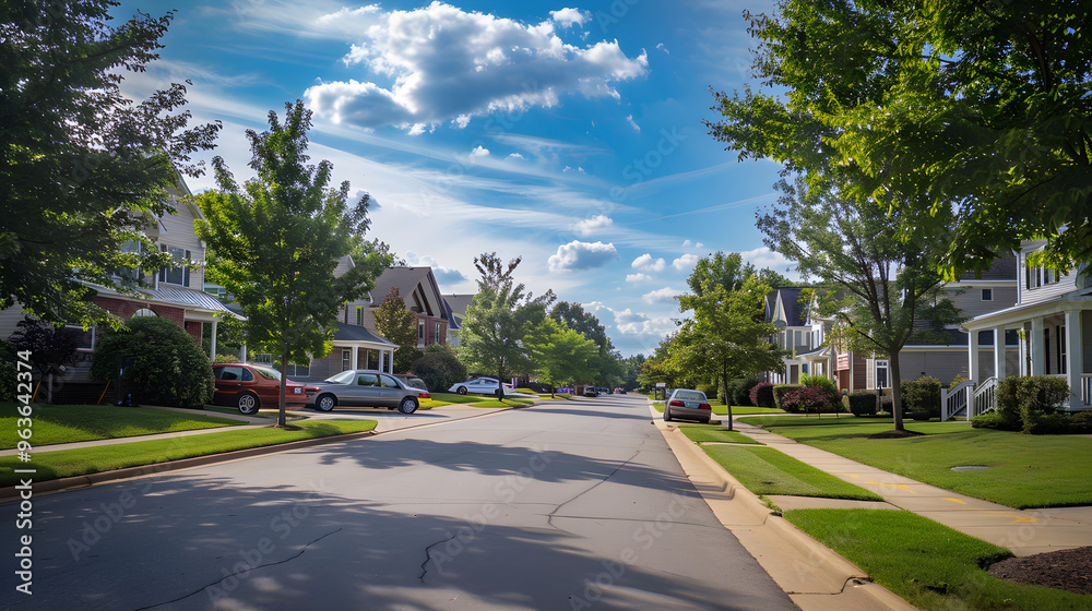 Red, white, and blue decorations line the streets for a festive Fourth of July scavenger hunt. Red, white, and blue decorations line the streets for a festive Fourth of July scavenger hunt.
