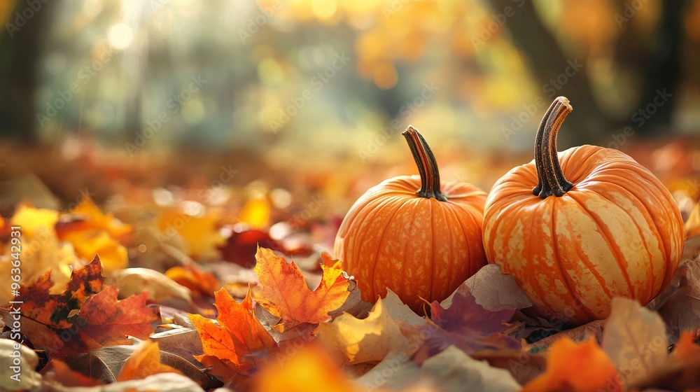 Naklejka premium first day of fall concept 