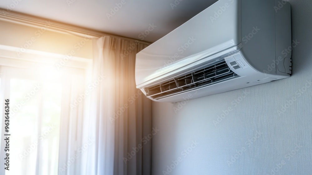 Discover and explore a stylish and energyefficient HVAC air conditioning unit, expertly designed to cool indoor spaces, ensuring home comfort and satisfaction during any season of the year Discover and explore a stylish and energyefficient HVAC air conditioning unit, expertly designed to cool indoor spaces, ensuring home comfort and satisfaction during any season of the year