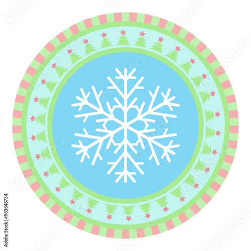 Vector Colorful illustration with Bells Icon on White Background.