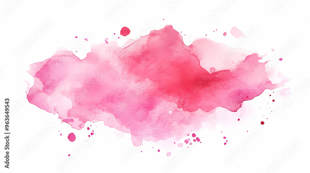 Abstract pink watercolor on white background.this is watercolor splash.it is drawn by hand. Watercolor. Illustration Abstract pink watercolor on white background.this is watercolor splash.it is drawn by hand. Watercolor. Illustration