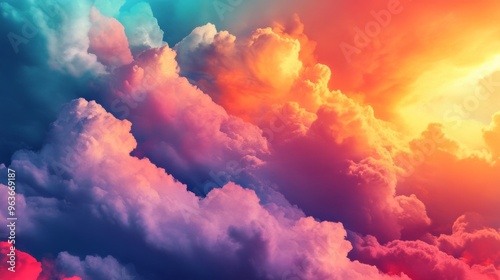 Vibrant Sunset Clouds