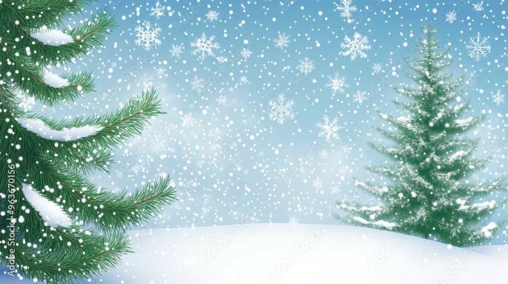 Winter Wonderland Scene Winter Wonderland Scene