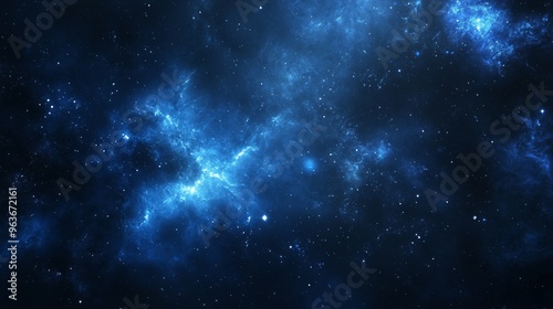 Cosmic Blue Nebula