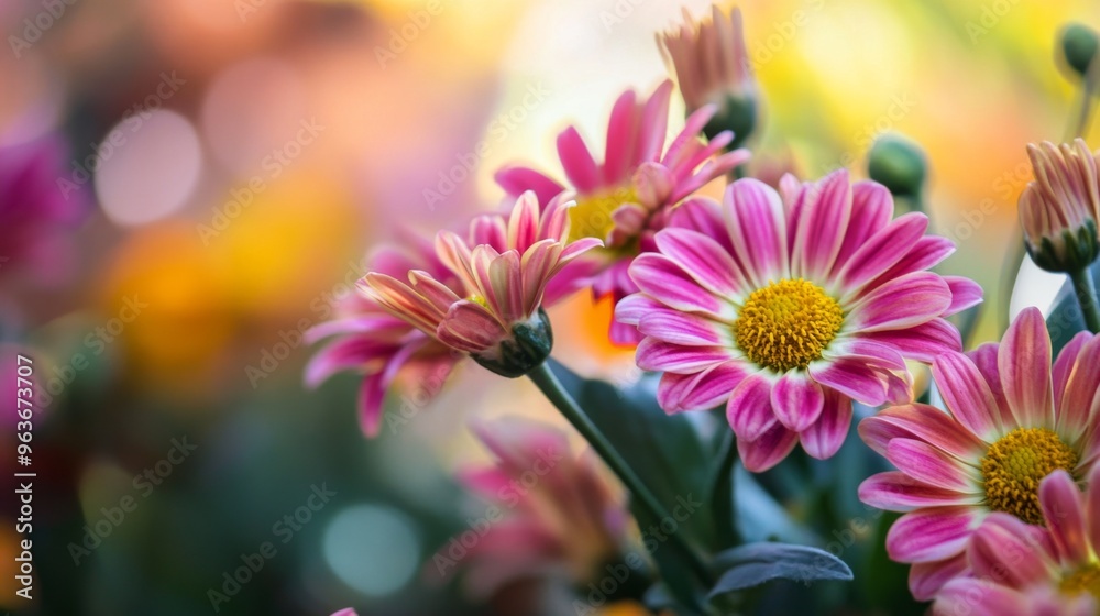 Vibrant Pink Flowers in Bloom