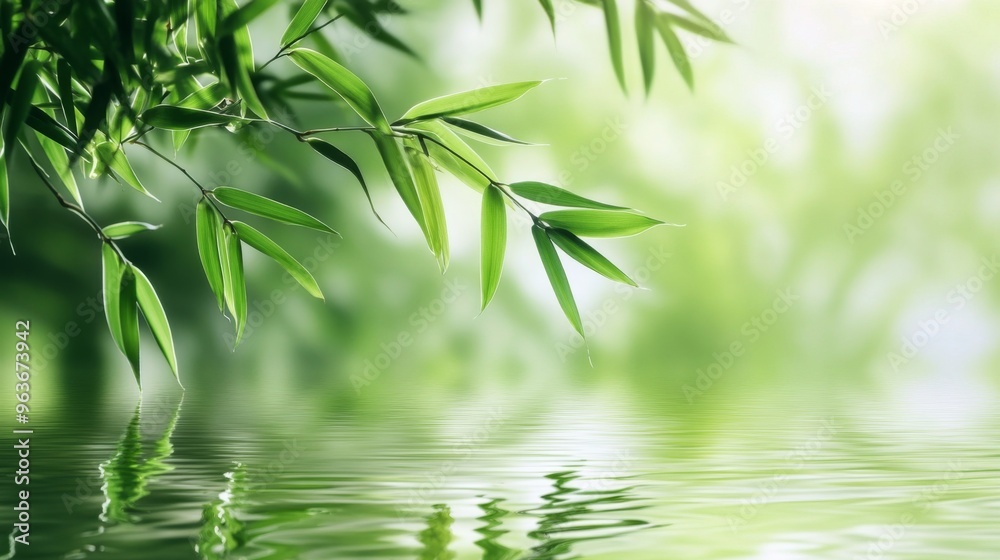 Tranquil Bamboo Reflections Tranquil Bamboo Reflections