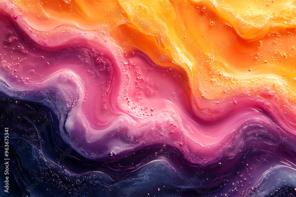Dynamic and vibrant abstract liquid artwork, featuring a swirling mix of bold, vivid colors with fluid shapes and patterns.
Dynamic and vibrant abstract liquid artwork, featuring a swirling mix of bold, vivid colors with fluid shapes and patterns.