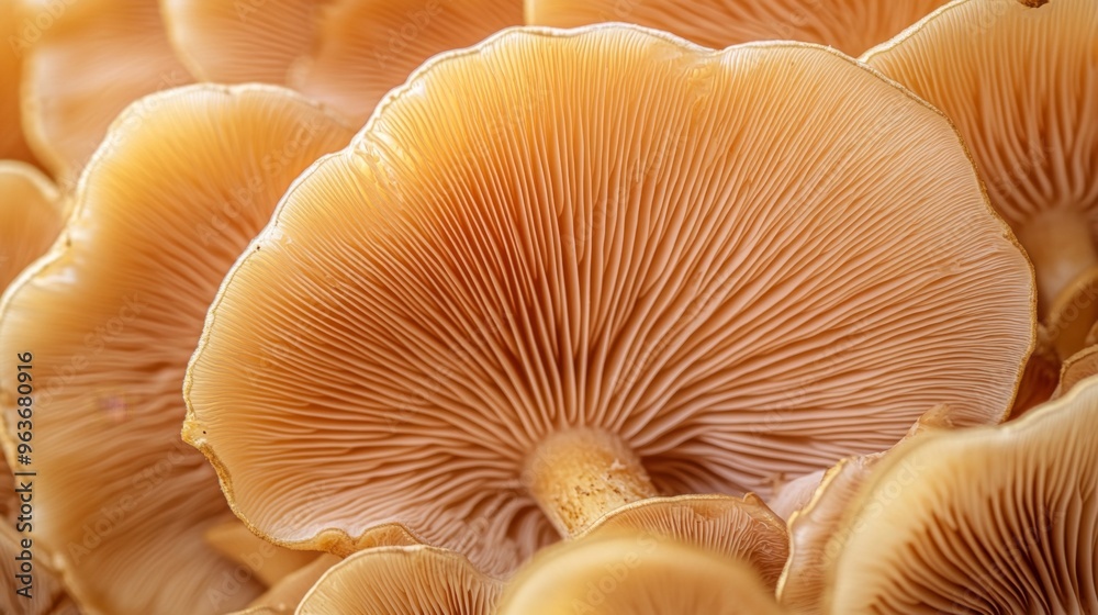 Close-up of Edible Mushrooms Close-up of Edible Mushrooms