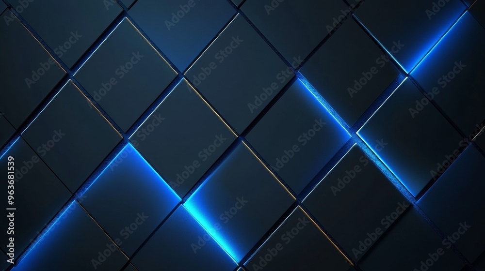 Blue Geometric Background Blue Geometric Background