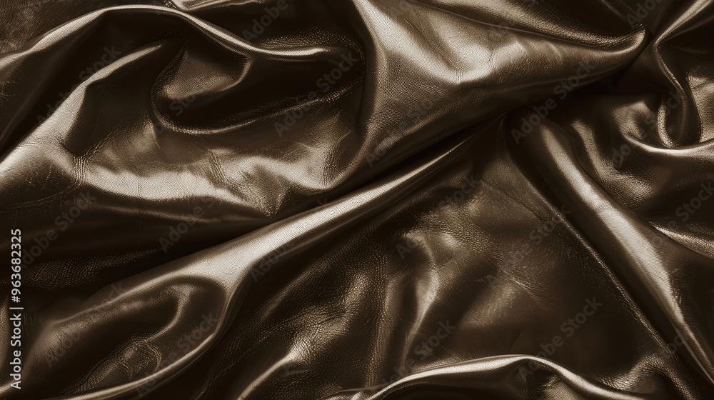 Fototapeta premium Sepia photograph of real leather fabric