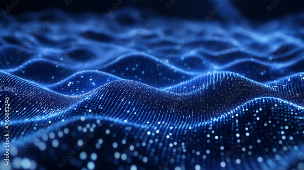 Abstract Blue Wave Patterns Abstract Blue Wave Patterns