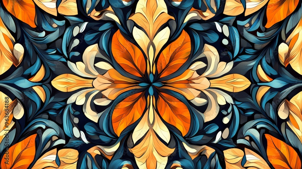 Vibrant Floral Pattern Vibrant Floral Pattern