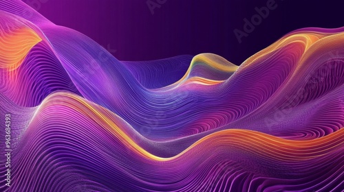 Vibrant Abstract Waves