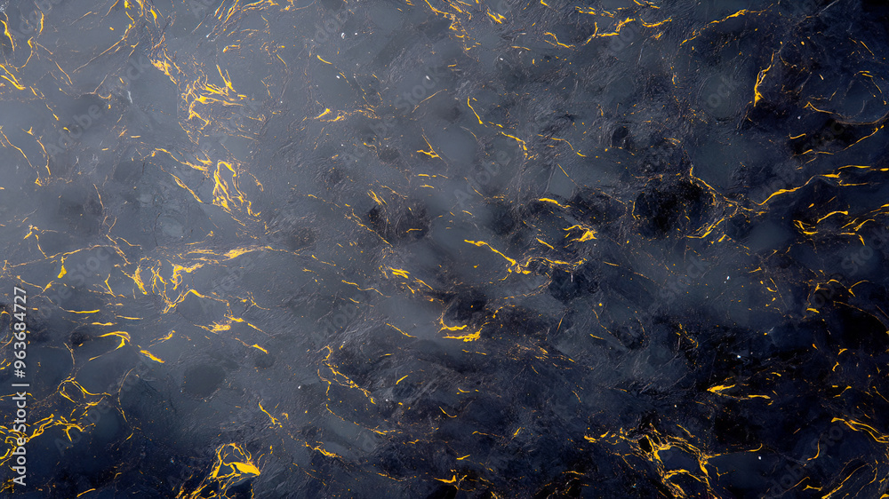 An abstract pattern featuring dark hues and golden veins, ideal for backgrounds, textures, or artistic design elements. An abstract pattern featuring dark hues and golden veins, ideal for backgrounds, textures, or artistic design elements.