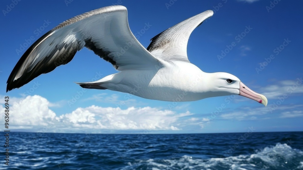 Majestic Albatross in Flight Majestic Albatross in Flight