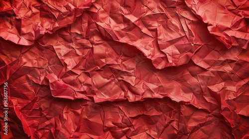 Wallpaper Mural Diagonal-patterned crinkled red paper Torontodigital.ca