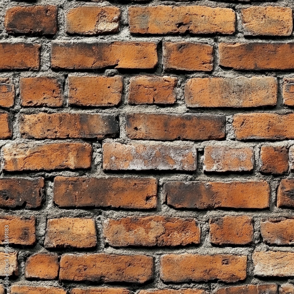 Textured brick wall background in warm tones with varied patterns Textured brick wall background in warm tones with varied patterns