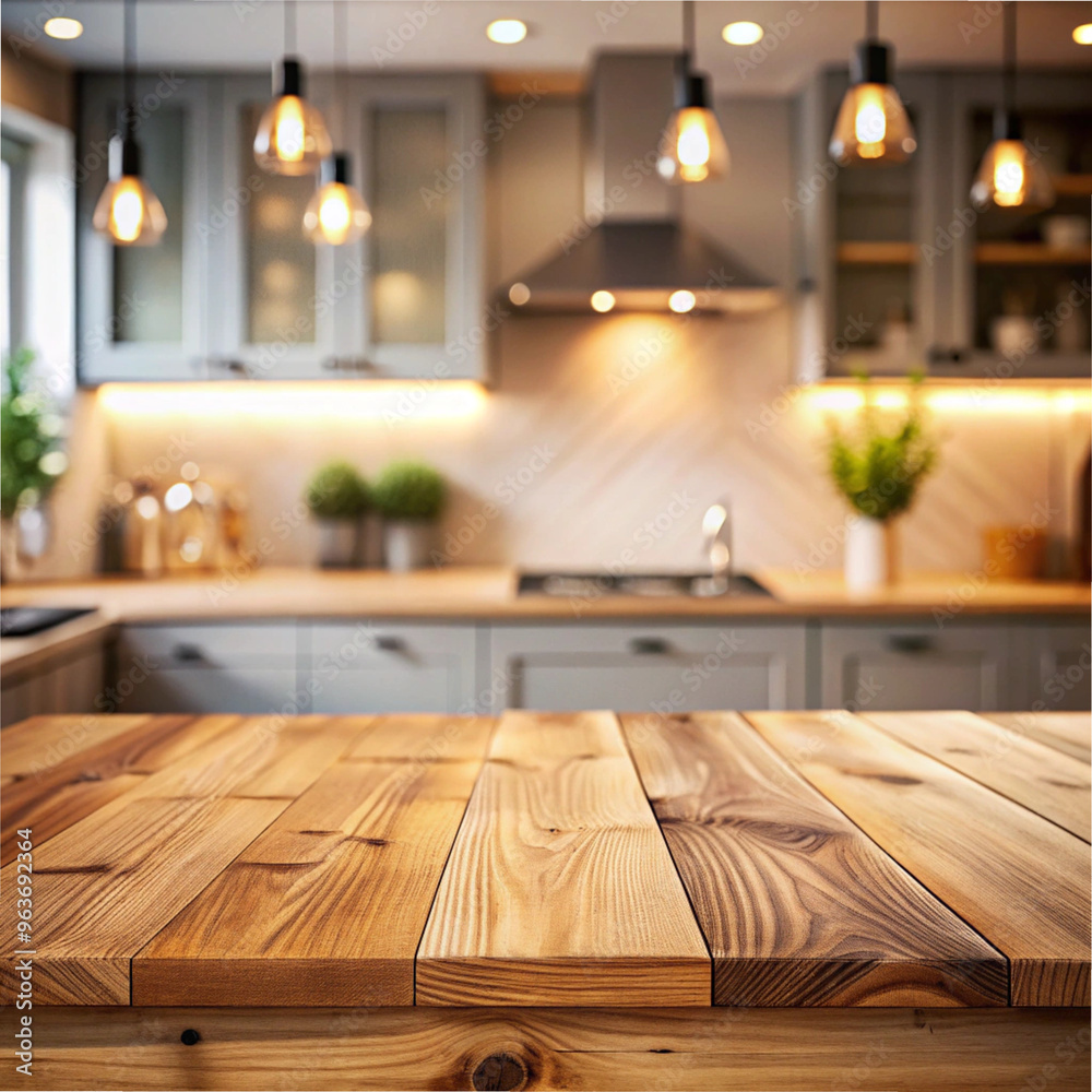 Empty Beautiful Wood Tabletop with a Blurred Bokeh Background A Serene and Elegant Setting Perfect for Showcasing Products or Adding Personalized Touches. Empty Beautiful Wood Tabletop with a Blurred Bokeh Background A Serene and Elegant Setting Perfect for Showcasing Products or Adding Personalized Touches.