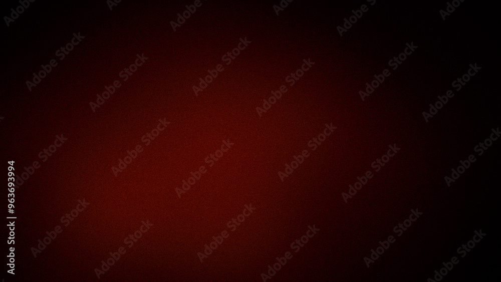 Fototapeta premium Deep red gradient with dark, rich tones, featuring a subtle grainy texture. Perfect for backgrounds, banners, or wallpapers with a moody and atmospheric feel