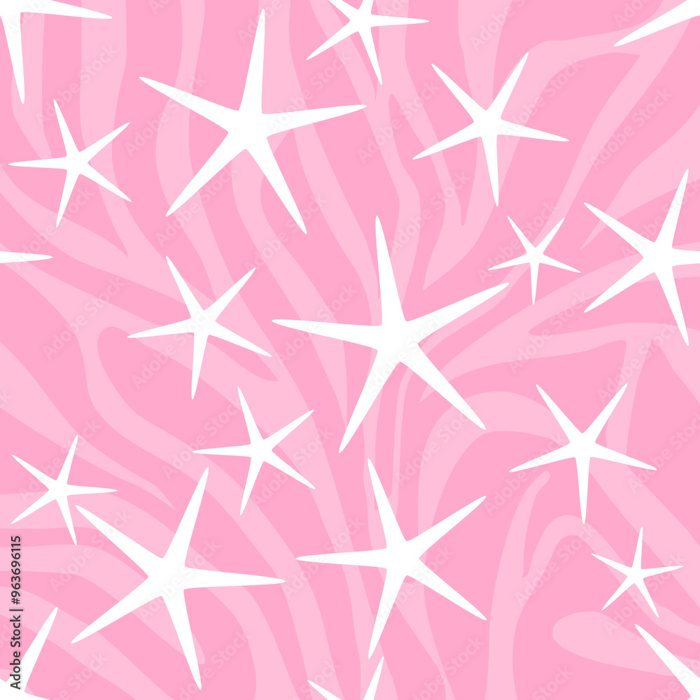 Seamless geometric star pattern. Vector Illustration Seamless geometric star pattern. Vector Illustration
