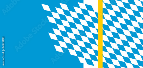 Bavaria Oktoberfest flag ba...
