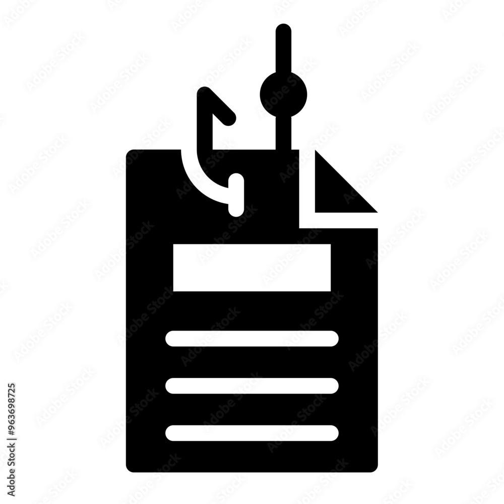 Data theft icon representing phishing attacks and cybercrime involving online fraud. Data theft icon representing phishing attacks and cybercrime involving online fraud.