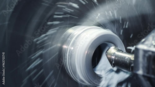 Horizontal lathe in the batch processing of shaft and disk part, turning inner and outer cylindrical, conical and other rotating surfaces, modulus and pitch thread and drilling. CNC Milling operation
