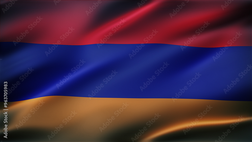Armenia Flag 8K Zoom in Armenia Flag 8K Zoom in